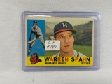 1960 Topps Warren Spahn #445