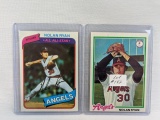 1978 and 1980 Topps Nolan Ryan Cards