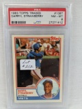 1983 Topps Traded Darryl Strawberry Rookie PSA 8