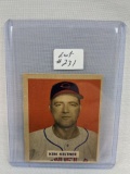 1949 Bowman Ken Keltner Card # 125 Cleveland Indians