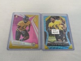 Lot of 2 Devin Bush Steelers Numbered Rookie Cards