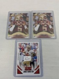 Lot of 3 Jameis Winston Rookie Cards