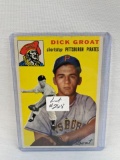 1954 Topps Dick Groat Card #43 Pirates