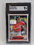 2012 Topps Update Bryce Harper Rookie Graded SGC9