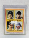 1978 Topps Paul Molitor Alan Trammell Rookie Card #707