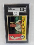 1960 Topps Mickey Mantle Graded SGC 3.5