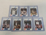 Lot of 7 Different Michael Jordan North Carolina Cards