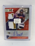 2018 XR Football Jaleel Scott Auto Patch Card