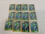 Lot of 12 1987 Topps Mark McGwire Baseball Cards