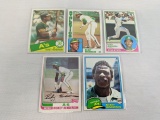 1981-1985 Topps Rickey Henderson Baseball Cards