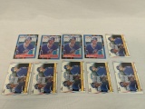 Lot of 10 Mark Grace Rookie Cards