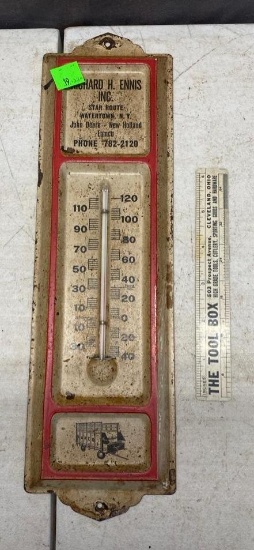 Richard H. Ennis Thermometer, Watertown NY