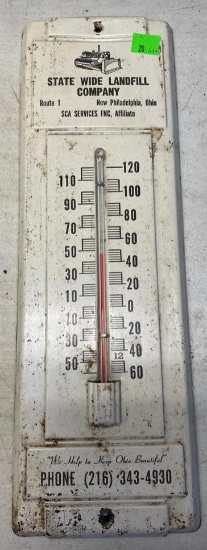 State Wide Landfill Company Thermometer, New Philadelphia Ohio