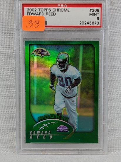 Ed Reed rookie, Topps Chrome, PSA