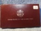 1992 OLYMPIC 2-PC. PROOF SILVER COMM. SET