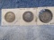 1892,2-93, COLUMBIAN COM. HALVES (3-COINS)