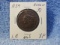 1839 LARGE CENT HEAD OF 38 XF VERY NICE PLANCHET