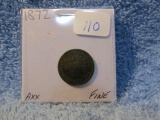 1872 INDIAN HEAD CENT KEY DATE F+