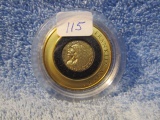 1913 $2.50 INDIAN GOLD IN FRANKLIN MINT HOLDER