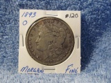 1893O MORGAN DOLLAR F SEMI KEY