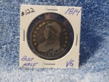 1814 BUST HALF BETTER DATE VG