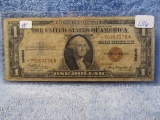 1935A HAWAII SILVER CERT. $1. STAR NOTE F