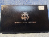 1994 WORLD CUP 2-PC. UNC SILVER COMM. SET