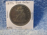 1877S TRADE DOLLAR VF+