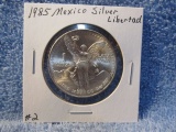 1985 MEXICO 1-OZ. .999 SILVER LIBERTAD BU