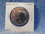 2013 CANADIAN SILVER BISON BU