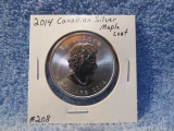 2014 CANADIAN SILVER MAPLE LEAF BU