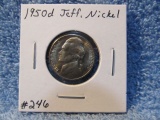 1950D JEFFERSON NICKEL BU