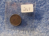 1864 CIVIL WAR STORE TOKEN J.W. WALTON GROCER WOODSFIELD, OH.