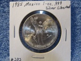 1985 MEXICO 1-OZ. .999 SILVER LIBERTAD BU