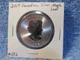 2017 CANADIAN SILVER MAPLE LEAF BU