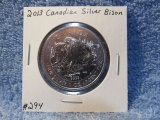 2013 CANADIAN SILVER BISON BU