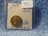 1908 $2.50 INDIAN GOLD CRISP BU