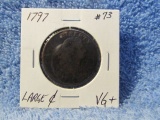 1797 LARGE CENT VG+