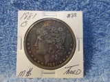 1881O MORGAN DOLLAR OBV. TONED