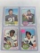 Topps vintage rookie lot football: 'Too Tall' Jones, Sipe, Branch. White