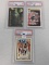 (3) PSA Graded Basektball Cards - (2) 1991 Skybox Team Card & 1992 Summer Olympics