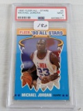 1990 Fleer All-Stars  Michael Jordan-PSA 9