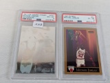 (2) Michael Jordan-PSA Graded