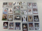 signed factory authenticated card lot of 45, all sports