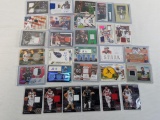 Patches and Relics, all sports, factory authenticated, of 30 cards