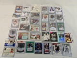 35 signed factory authorized cards, all sports