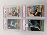 (4) PSA Graded Baseball Cards - Ivan Rodriguez, Wakefield & Hoffman