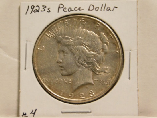 1923S PEACE DOLLAR XF