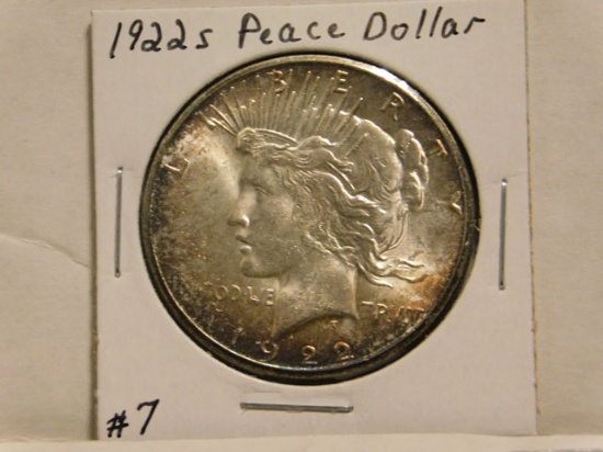 1922S PEACE DOLLAR UNC