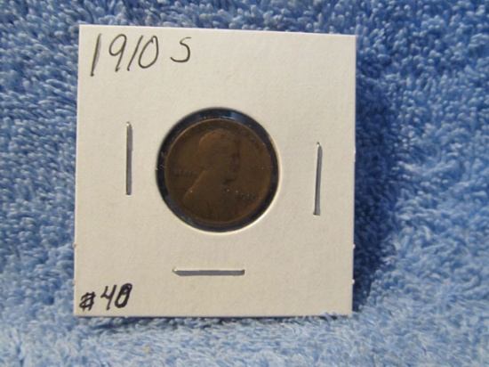 1910S LINCOLN CENT F+